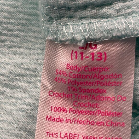 No Boundaries Crochet Trim, Cold Should Top in Mint Green, Size Large, BNG4-ANWX - Picture 3 of 7